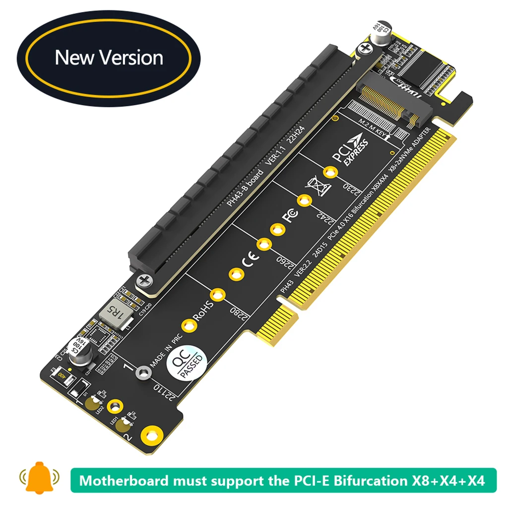 Материнская плата PCI Express X16 на Dual M.2 NVME