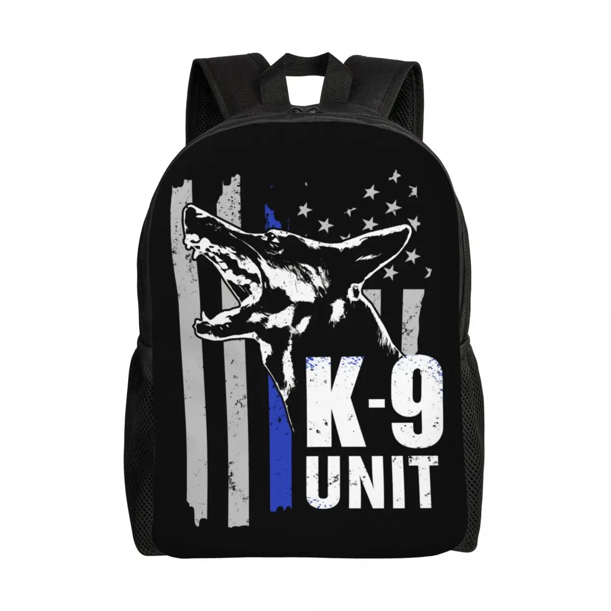 

German Shepherd Laptop Backpack Women Men Fashion Bookbag for School College Students K9 Police Dog Bag