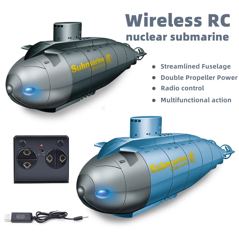 

Mini RC Submarine Boats Wireless Radio Control Wireless Power Waterproof Diving Toy Sport Boats RC Boats Toy For Child Boys Gift