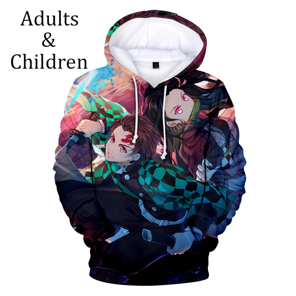 

Demon Slayer Ghost Blade 3D Printed Hoodies Sweatshirts Men/Women Comfortable Sweatshirt Adult/Child Fashion Casual Pullovers