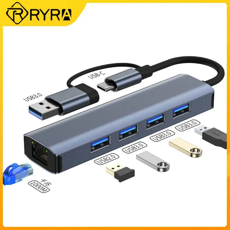 

Док-станция RYRA USB 2,0 Type C, 5 портов, PD, TF-карта