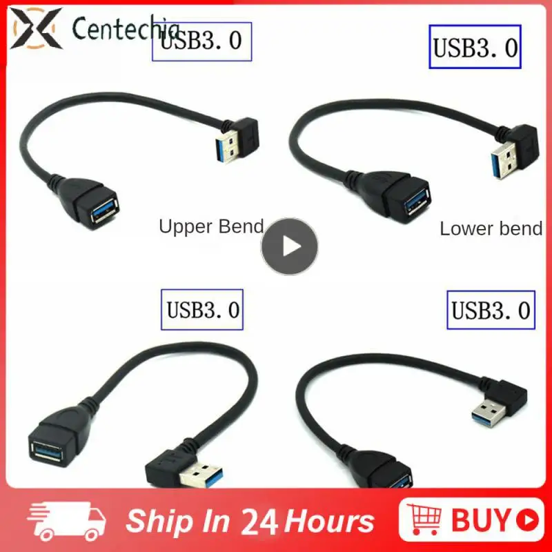 

Pure Copper Core Link Is Not Loose Usb Right Angle Elbow Extension Cable 4 Docking Port Styles Data Cable 25cm Long Black 25cm