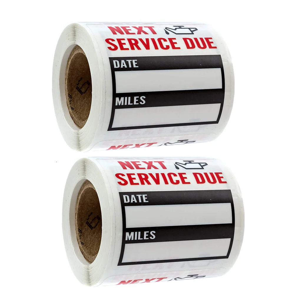 

Reminder Stickers Labels Service Oil Change Window Auto Car Cars Label Stickerdue