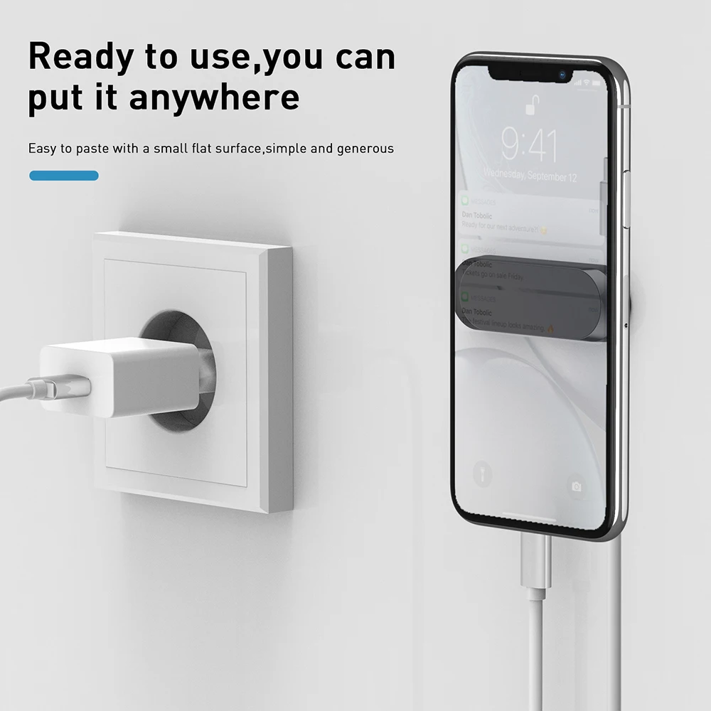 

Navigation Bracket Stable Phone Holder Durable I-shaped Mobile Accessories Car Bracket Portable Mini Mobile Phone Bracket Magnet