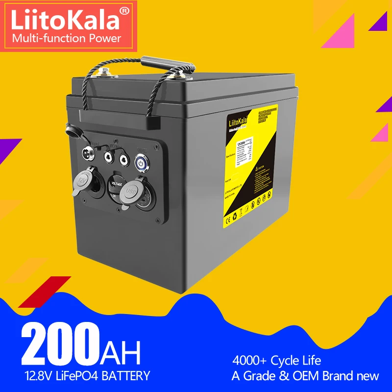 

Аккумуляторная батарея LiitoKala, 12 В, 12,8 Ач, в