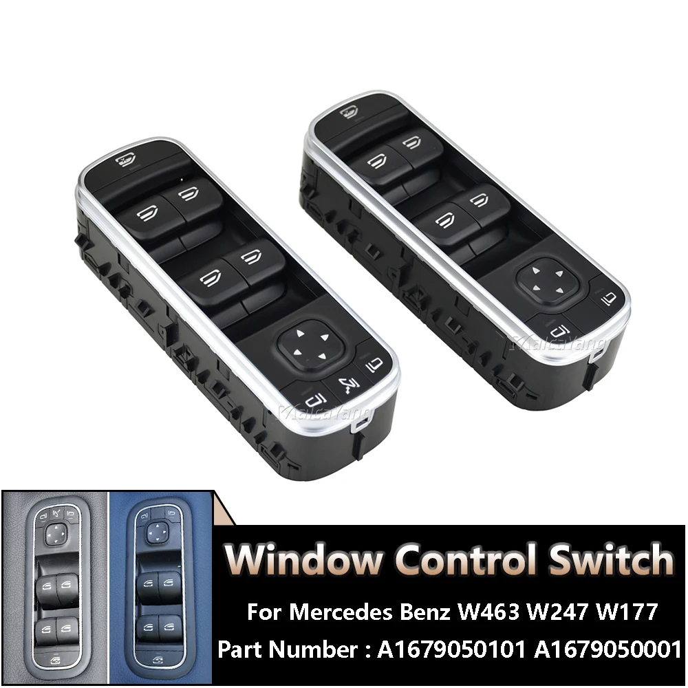 

For Mercedes Benz A-Class W177 B-Class W247 G-Class W463 2019 2020 Electric Power Master Window Switch Car Accessories