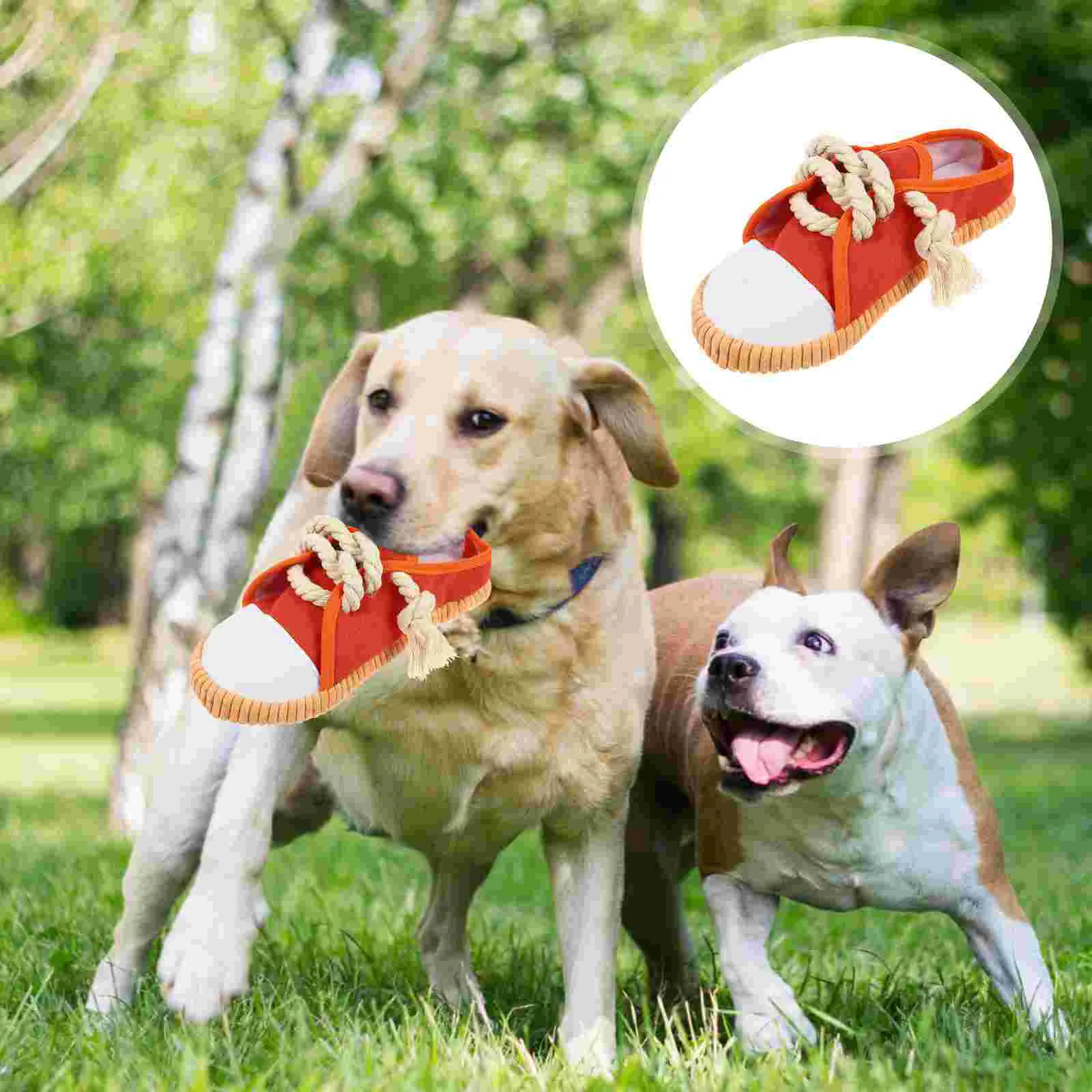 

Squeaky Simulate Shoes Bite Resistant Interactive Supplies for Dogs
