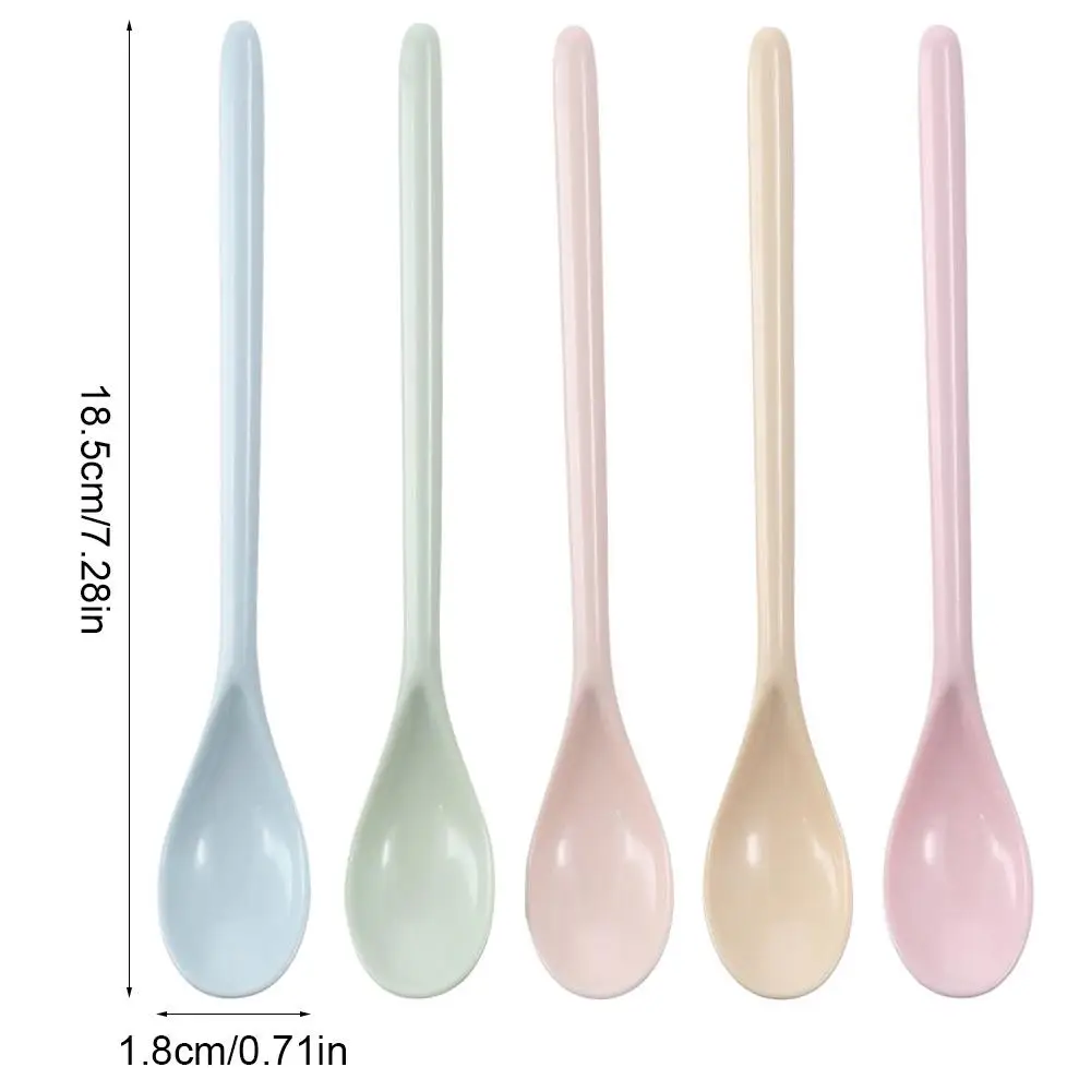 10 шт. меламиновые ложки с длинной ручкой 18 5x3 0x1 8 см