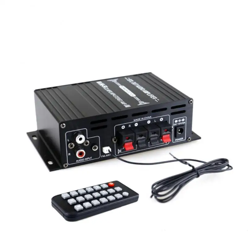 AK35 800 Вт домашние Автомобильные усилители 2 канала Bluetooth 5 0 объемный звук FM USB