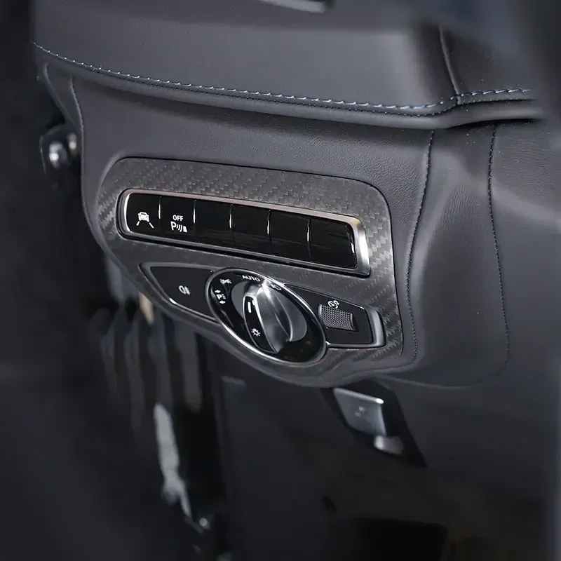 Для Mercedes Benz V Class W447 2014-2019 натуральное углеродное волокно Автомобильная фара