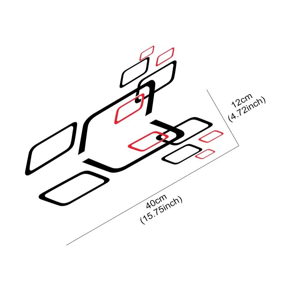 Спортивные гоночные боковые наклейки на дверь автомобиля для VW Transporter Ford Transit Fiat
