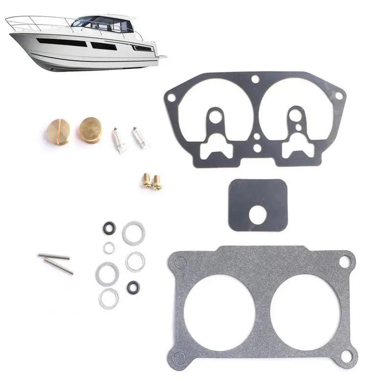 

Carburetor Carb Repair Rebuild Kit Universal Carburettor Rebuild Replacement Set High-Quality Rubber Gasket Pure Brass Jet