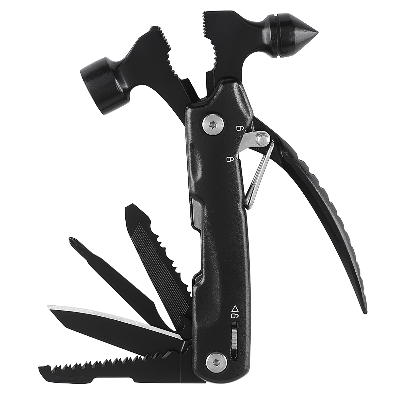 

Multifunctional Survival Hammer Multitool Knife ,Saw ,Piler, Car Safety Hammer Cool Gadgets for Household Outdoor Camping Hiking