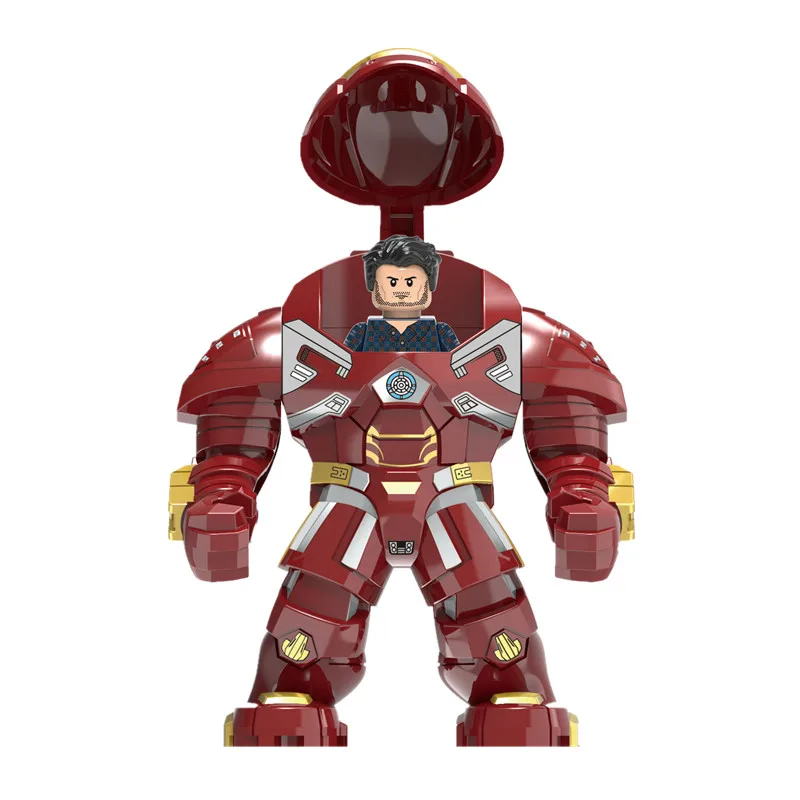 Конструктор супергерой антихалк армированный военный робот экшн-фигурка 3D