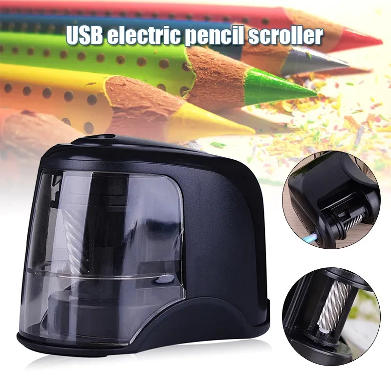

Tool Student Shipping Hot Home Artist For Auto Drop Safety Sharpener Sale Blades Office Electric Helical Pencil
