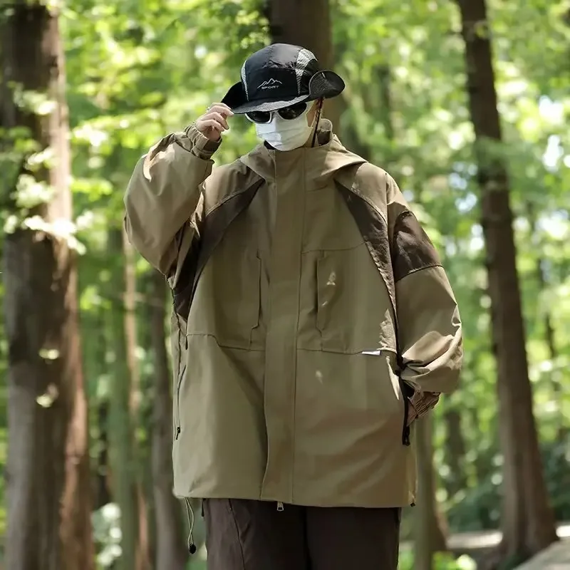 Куртка три в одном Mountain System мужская повседневная куртка с капюшоном винтажном