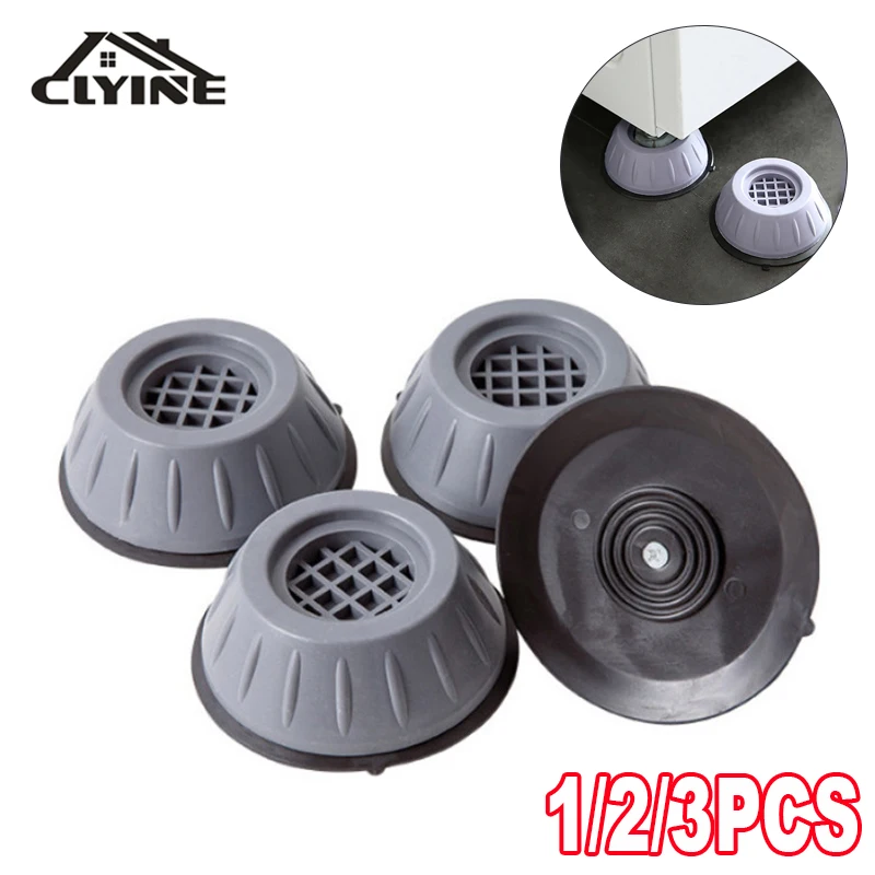

1/2/4Pcs Anti Vibration Feet Pads Washing Machine Rubber Legs Slipstop Silent Skid Raiser Mat Support Dampers Stand Furniture