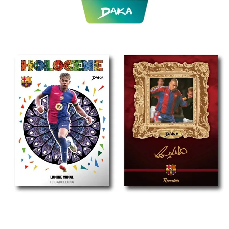 Фото Официальные коллекционные карточки DAKA FC Barcelona сезона 2024-25, серии ONE и TWO, лимитированная серия, подписанная карточка, подарки №2