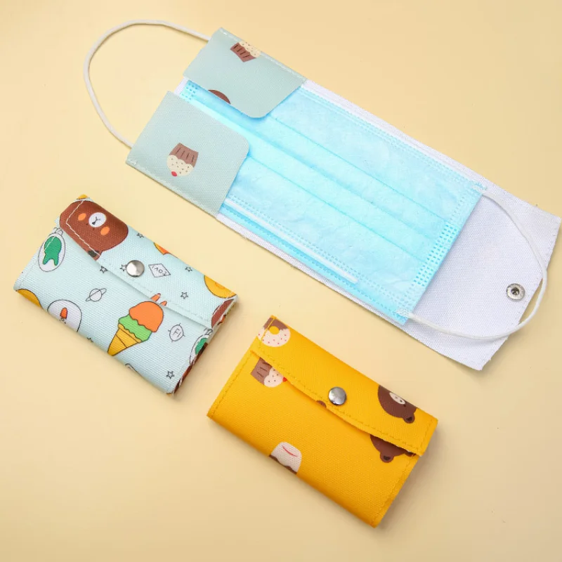 

Сумка для хранения маски, складная коробка для хранения маски для рта и носа, Временная папка для хранения маски, защитная крышка