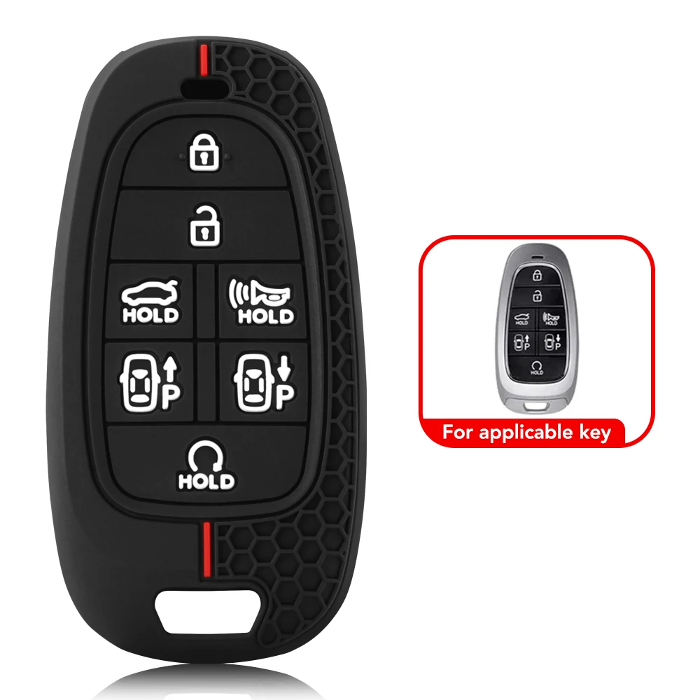 

Силиконовый чехол для автомобильного ключа для Hyundai Sonata Sel Ev 6 Ev 8 IONIQ 5 Nexo DN8 Fe Tucson Sonata Staria NX4 Ioniq