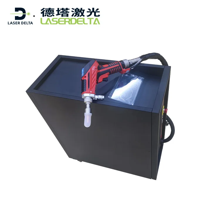 Портативный лазерный аппарат с воздушным охлаждением 3 в 1 1000 Вт стальной