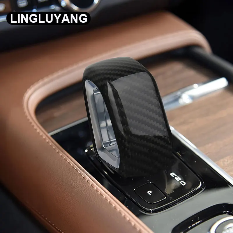 Для volvo xc60 xc90 s90 v90CC s60 v60CC XC40 C40 центральное управление головкой декоративная крышка искусственное волокно автомобильные аксессуары