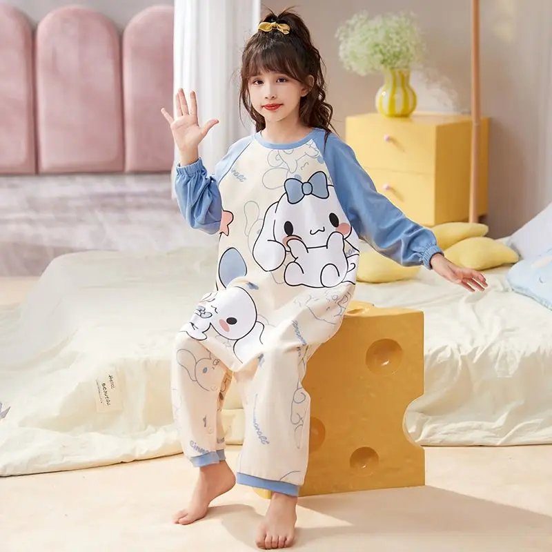 Пижама Hello Kitty Cinnamoroll Kuromi My melody для детей и родителей хлопковый комбинезон с