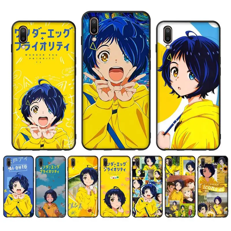 

Wonder EggS Priority Ai Kawaii Phone Case Case For Oppo Reno Realme C3 6Pro Cover For vivo Y91C Y17 Y19
