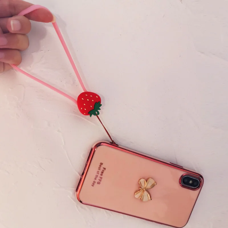 Милый фруктовый ремешок на руку для телефона чехол Airpods Pro Чехол мультяшный