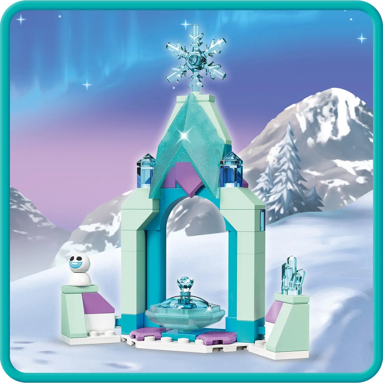 Конструктор Лего Дизайнер Дисней "Frozen" 43199 "Замок Ярд" с Эльзой - оригинальная модель игрушек-фигурок для детей, подходит для подарка на день рождения мальчикам и девочкам, идеально подходит для создания приключений.