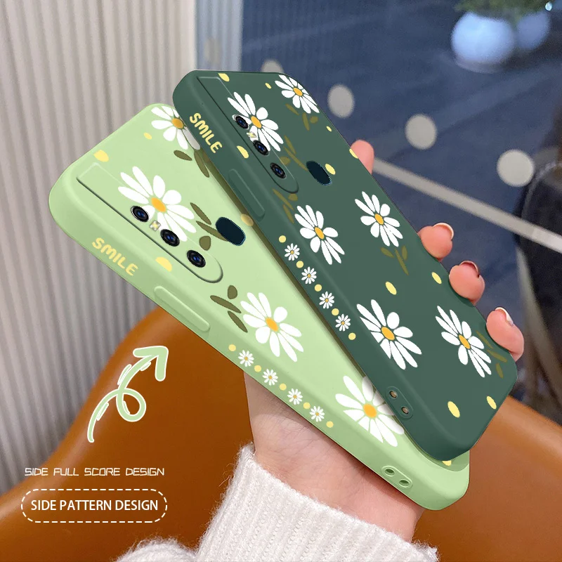 

Chrysanthemums Phone Case For VIVO Y20i Y20 Y20S Y12S Y30 Y33S Y12 Y15 Y17 Y19 Y21 Y21S S1 Pro Y91 Y91i Y93 Y95 Silicone Cover