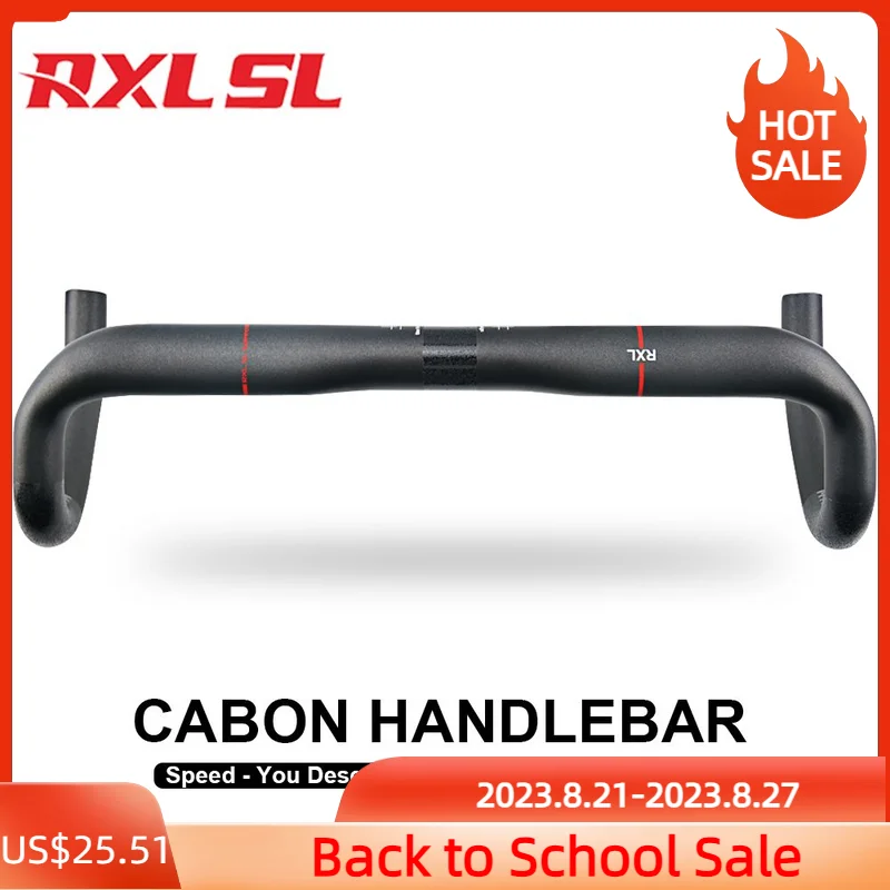 RXL SL Carbon Road Bicylce Handlebar 31.8mm UD Matte Drop Ba
