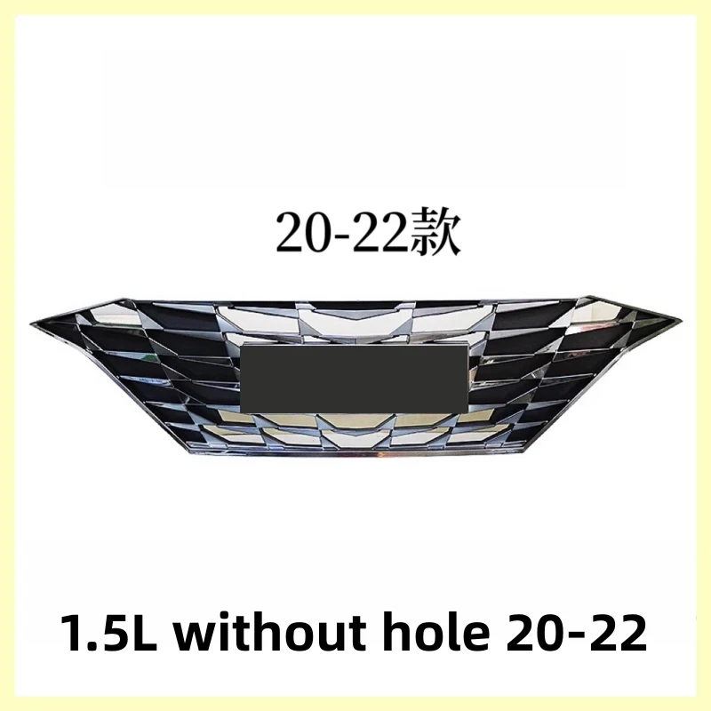 

Сетка на переднюю решетку бампера с отверстием для Hyundai Elantra 1.4T 1.5L 2021-2022, новый стиль, решетка радиатора, автомобильные аксессуары