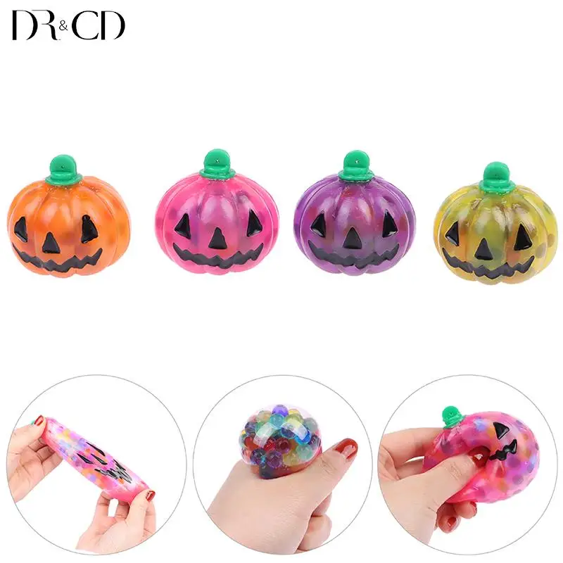 

Хэллоуин, тыква, сжималка, снятие стресса, эластичная резина, сжимаемые красочные водные шарики, виноградные шарики, снятие стресса, сенсорн...