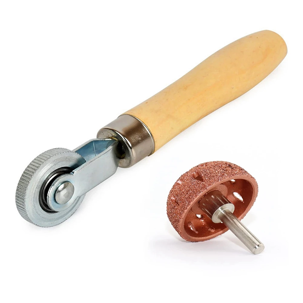 

Tire Patch Rollers and Tungsten Buffing Wheels, Repair Patch Tyre Roller Tool and Universal Thread Rubber Grinding Tool