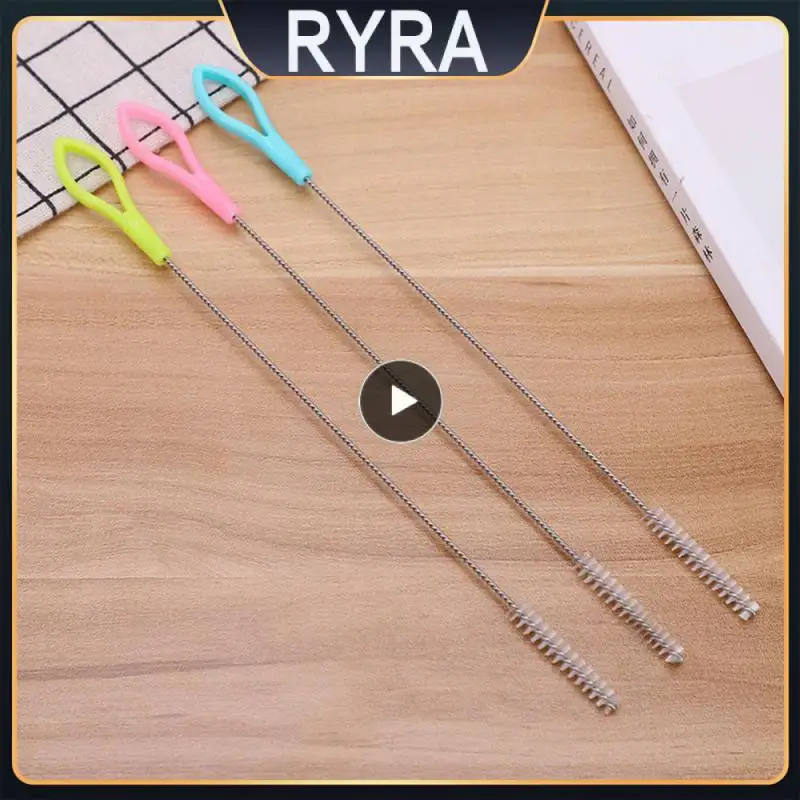 

360 Degrees Are Completely Clean Tube Pipe Cleaner High Density Nylon Pipette Brush Convenient Easy To Take Stainless Steel