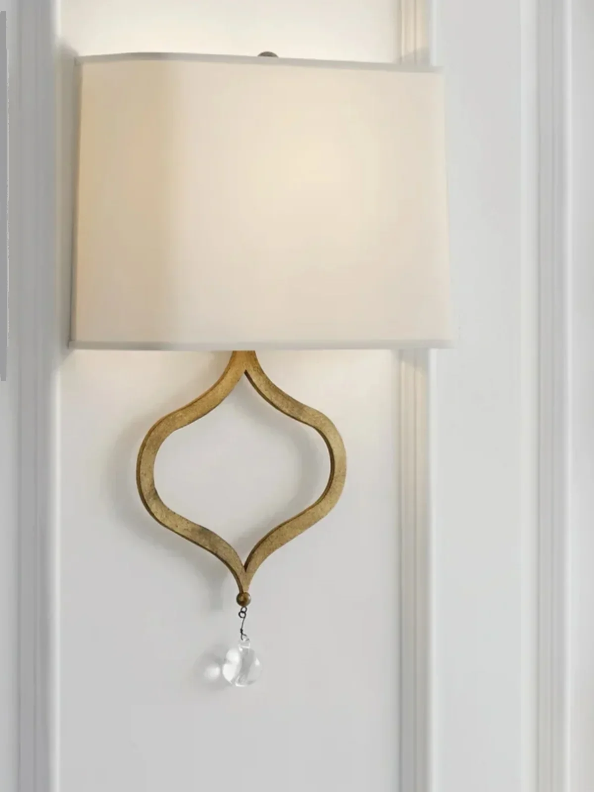 Американская простая настенная лампа французское ретро-освещение для крыльца