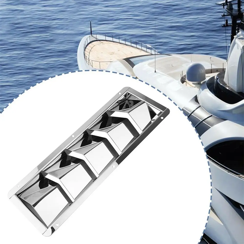 

Car RV Ventilation Blade Boat Yacht Caravan Louvered Vents Marine Parts 5 Slots Vent Grill Cover