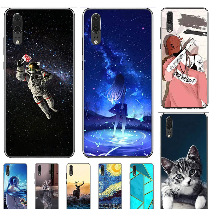 Новинка, Модный чехол для телефона Huawei P20 Pro P20 Plus, искусственная резьба, Φ 6,1 Новинка, Модный чехол для телефона Huawei P20 Pro P20 Plus, искусственная резьба, Φ 6,1