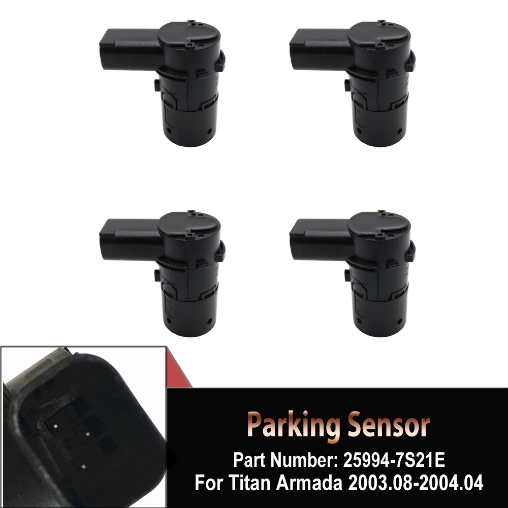 

4PCS Car Auto Reversing Radar PDC Parking Sensor car accessories For Armada 2003.08-2004.04 VK56DE 25994-7S21E