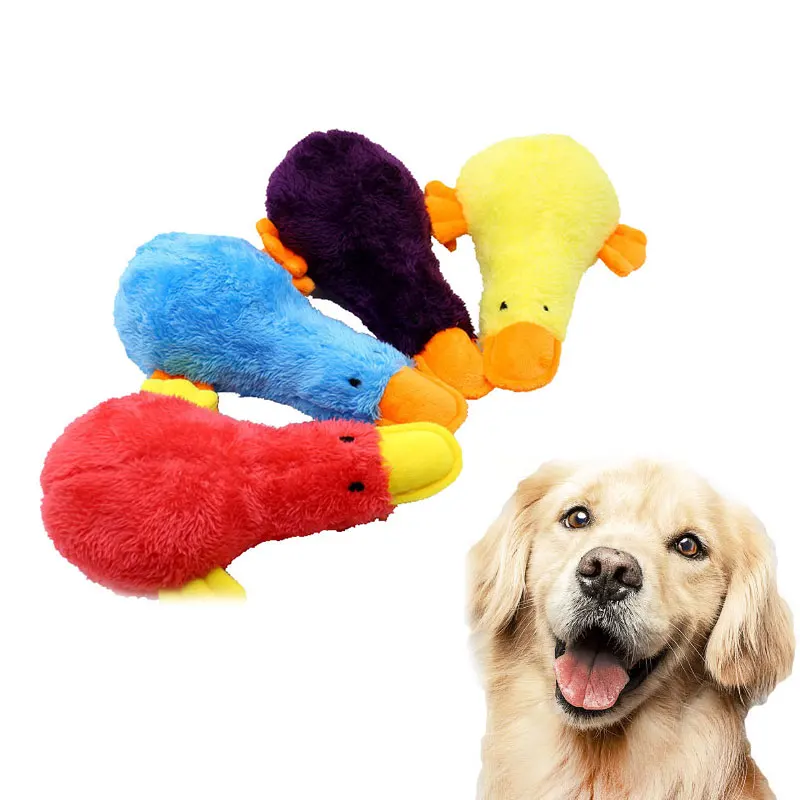

Plush Dog Toy Pet Toy Duck Squeaky Toy Pet Chew Toy Cat Dog Training and Interactive Dog Toys Play Pet Supplies