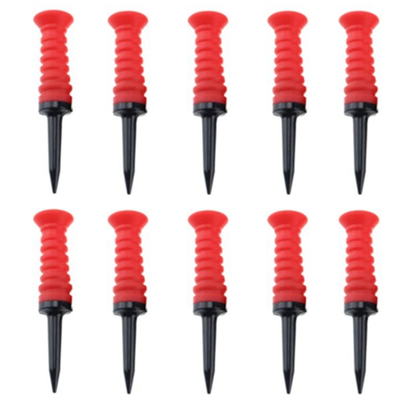 

10Pcs Golf Tees Ball Nail Sporting Training Aids Outdoor Plastic Golf Training Supplies Ball Stud Golf Nail