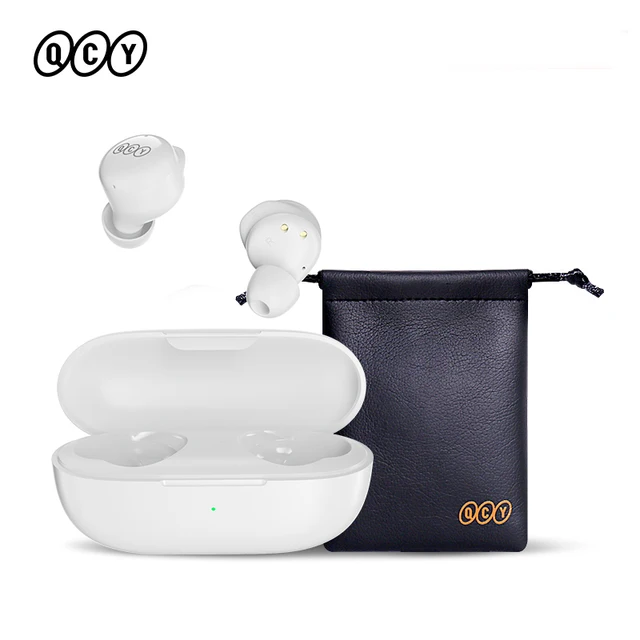 QCY T17 white + pouch