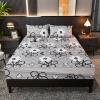 quilted printing mattress bed cover with zipper six sides all inclusive tatami mattress cover sofa bedspread sheet custom size