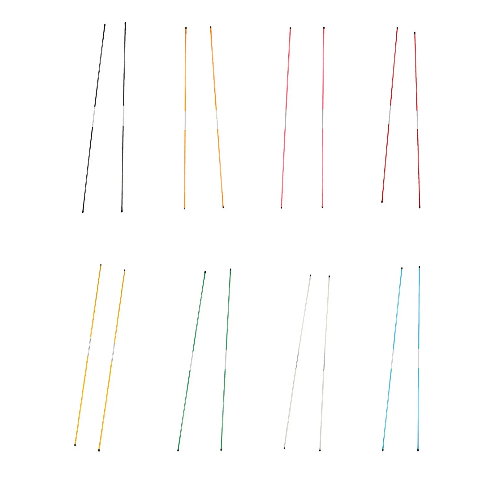 2 шт. тренировочное оборудование для клюшек гольфа 122 см тренажер прицеливания