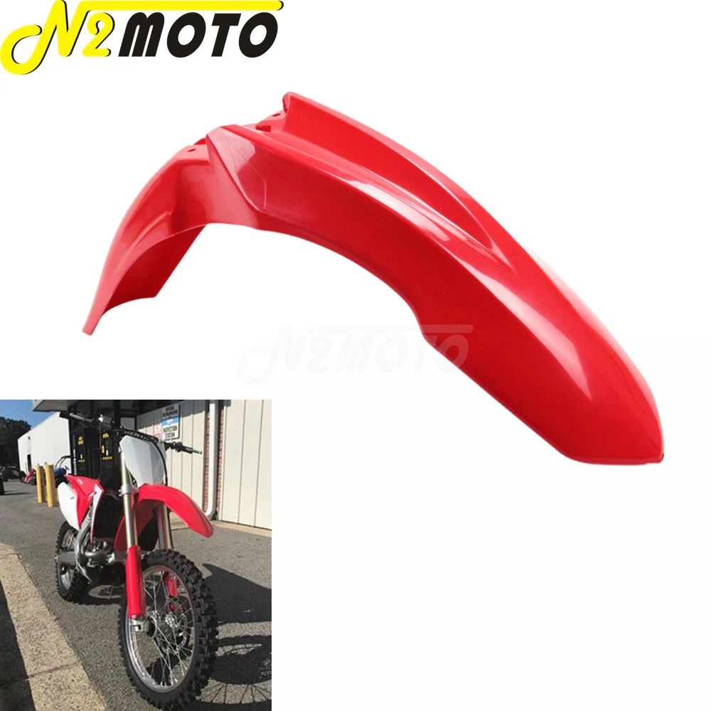 

Красное пластиковое переднее крыло мотоцикла, брызговик, защита для Honda CRF250R CRF450R CRF 250R 450R 2009-2013 внедорожного велосипеда