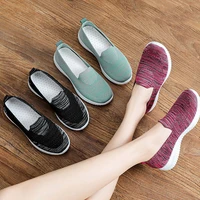 new 2022 fashion womens platform loafers comfortable female slip on shoes woman flats nurse sneakers lady creepers shoes