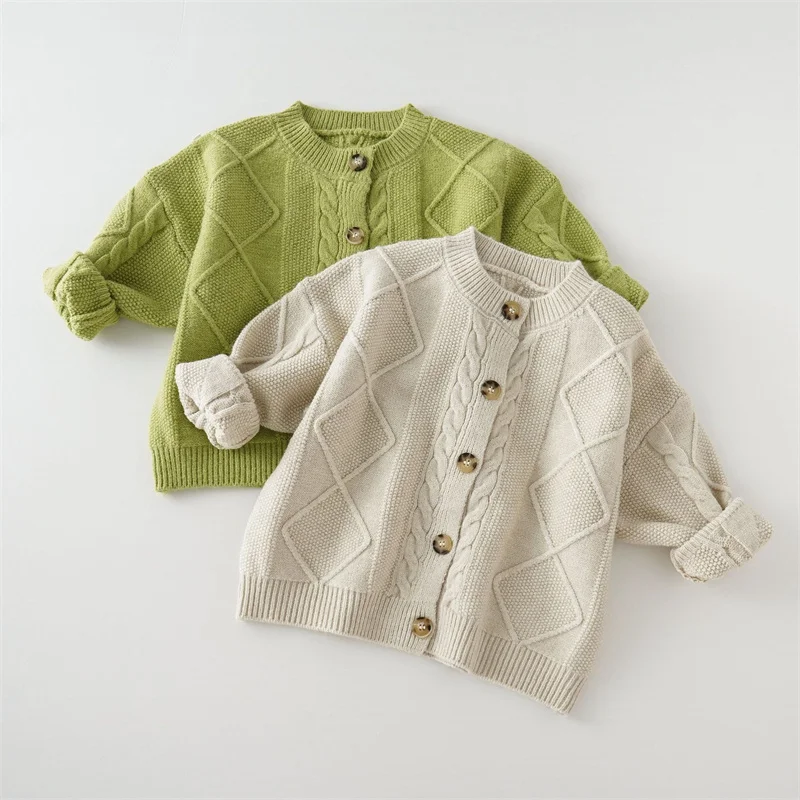 

Lawadka 1-6T Baby Boys Girls Knitted Sweater Autumn Winter Cardigan For Girls Fashion Children's Clothing Knitwear Clothes New