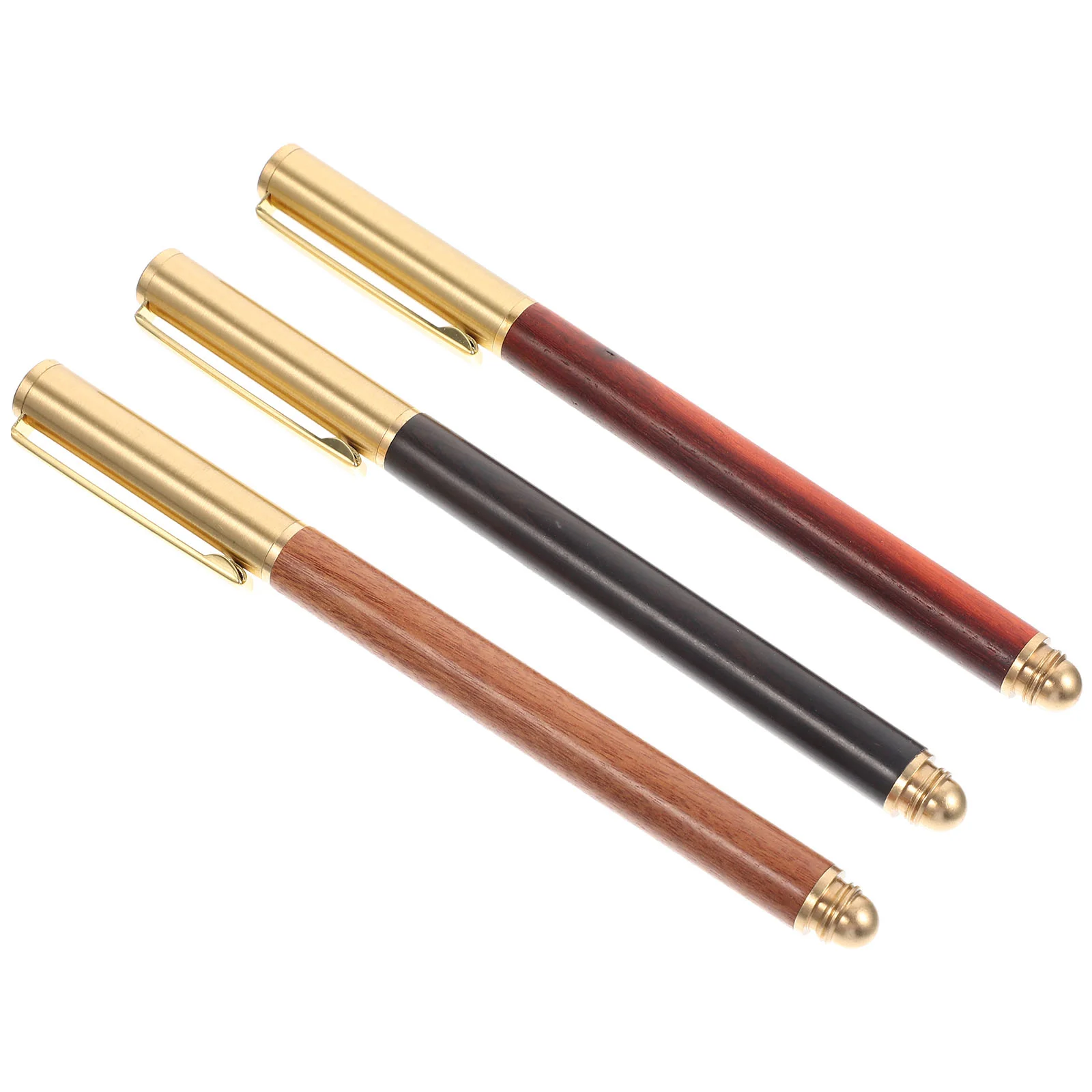 

3Pcs Wood Tool Woodworking Gift Pen Kits For Woodturning Gift Pen Wooden Fine Tip Pen for Writing Office School Home