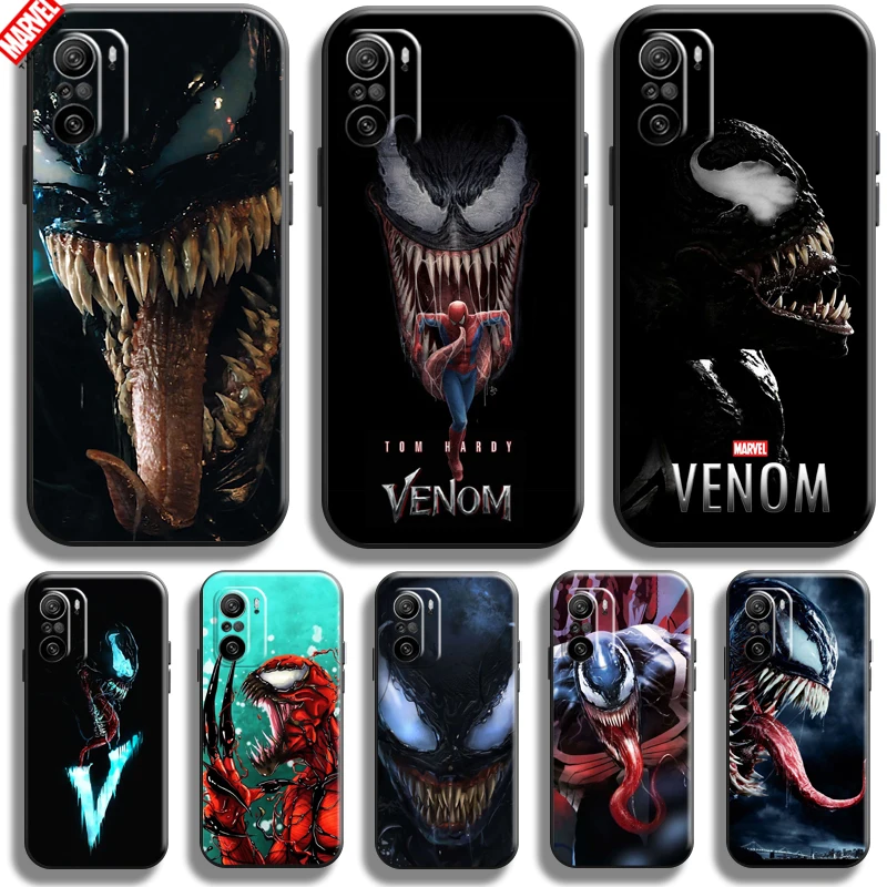 Venom Marvel For Xiaomi Mi 11X 11X Pro Phone Case Soft Silicon Coque Cover Black Funda Comics Captain America Thor